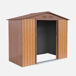 Abrigo de jardim com kit de ancoragem 2,71m²