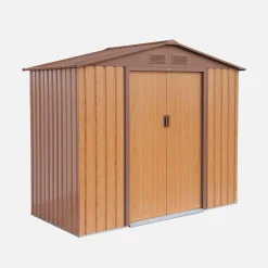 Abrigo de jardim com kit de ancoragem 2,71m²