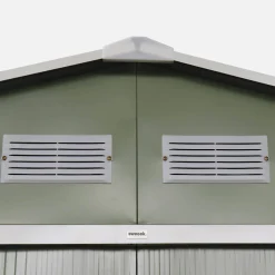Abrigo de jardim em metal com kit de ancoragem 5,29m²