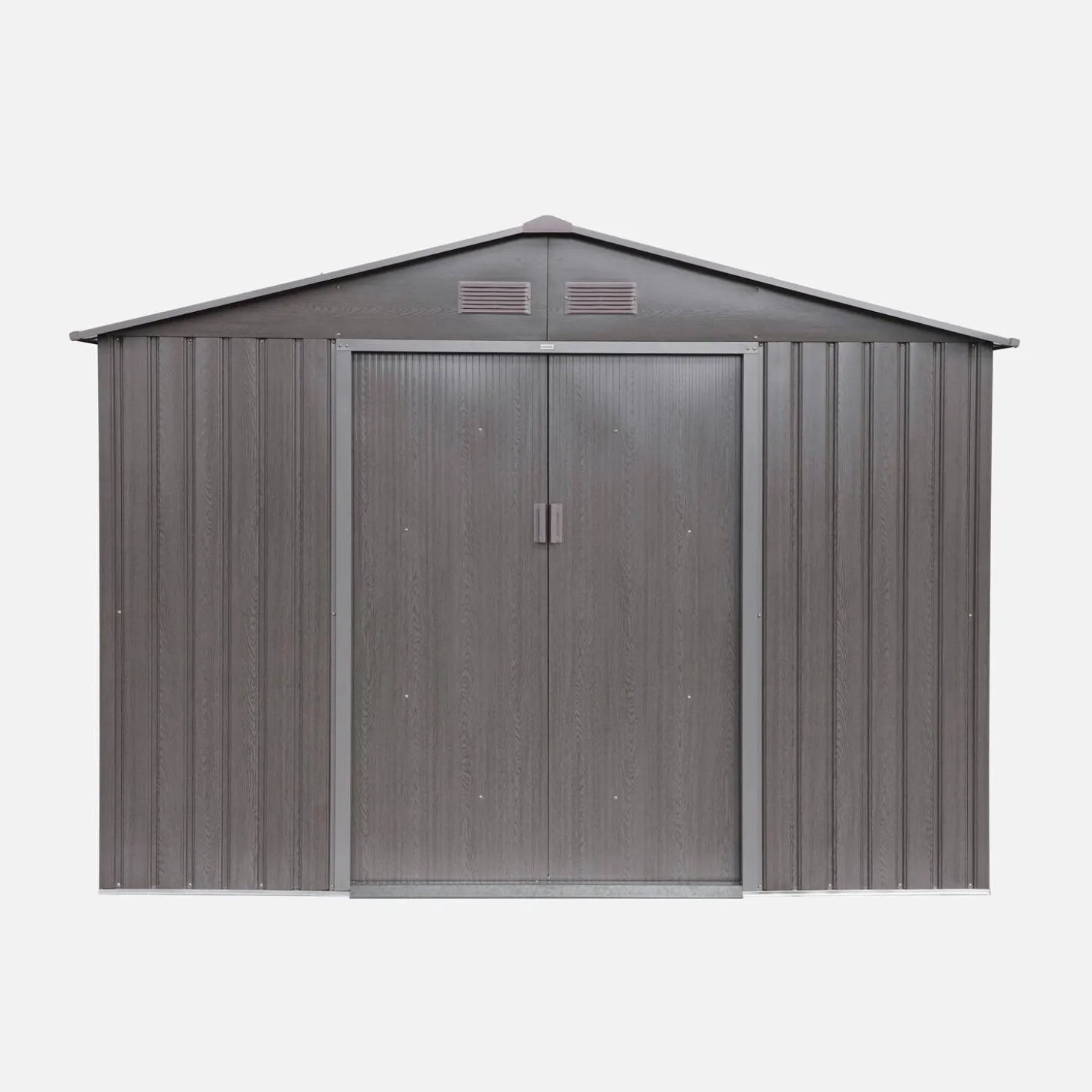 Abrigo de jardim em metal com kit de ancoragem 5,29m²