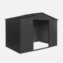 Abrigo de jardim em metal com kit de ancoragem 5,29m²