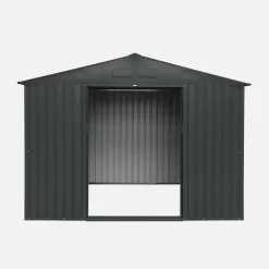 Abrigo de jardim em metal com kit de ancoragem 5,29m²