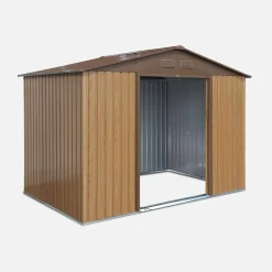 Abrigo de jardim em metal com kit de ancoragem 5,29m²