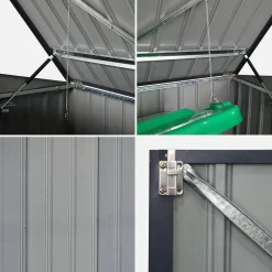 Abrigo duplo para caixote do lixo 1.75m²