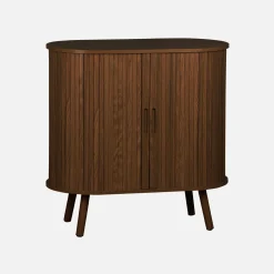 Aparador com portas de correr e prateleira 80cm