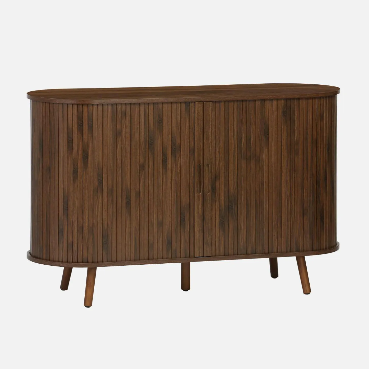 Aparador escandinavo com 2 portas de correr, 120cm