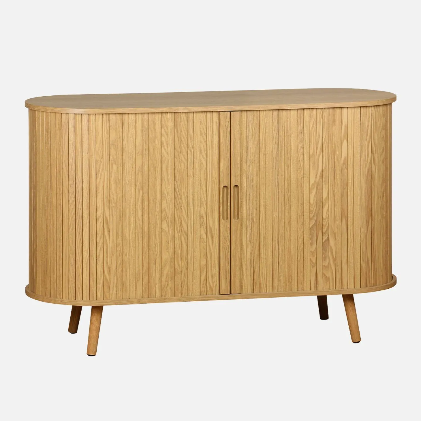 Aparador escandinavo com 2 portas de correr, 120cm