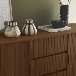 Aparador escandinavo, 3 gavetas, 150cm