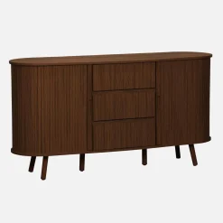 Aparador escandinavo, 3 gavetas, 150cm
