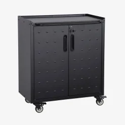 Armário baixo de armazenamento para garagem com 2 portas