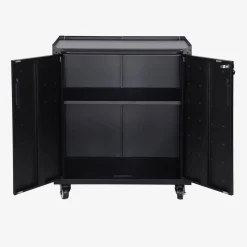 Armário baixo de armazenamento para garagem com 2 portas