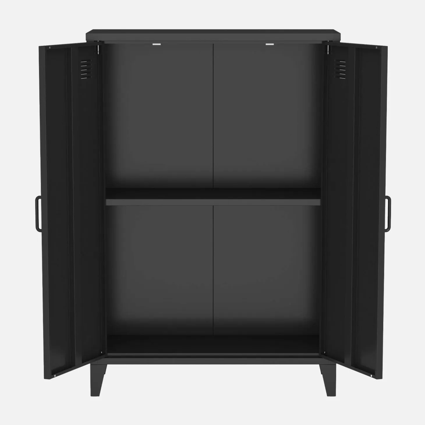 Armário industrial em metal de 2 portas