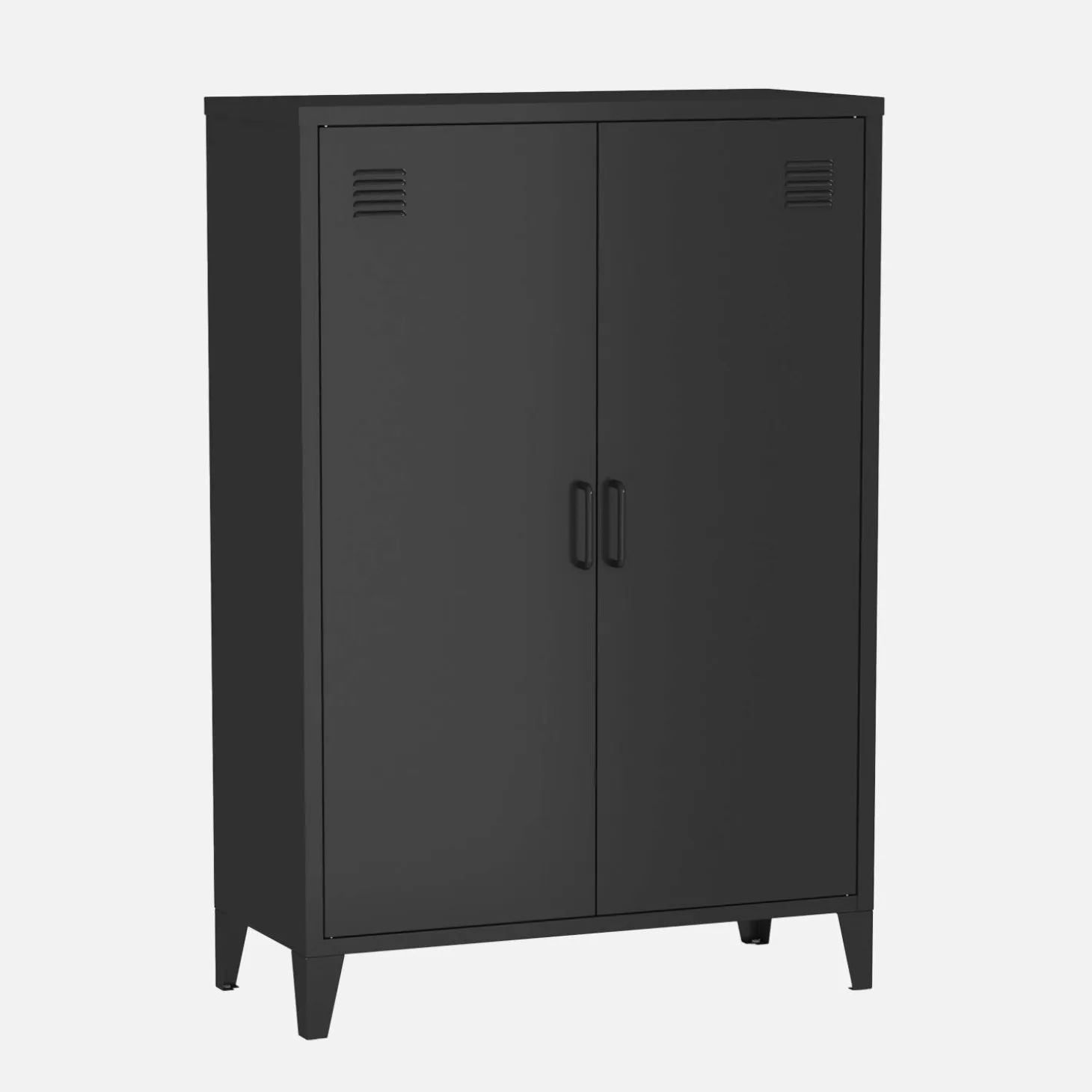Armário industrial em metal de 2 portas
