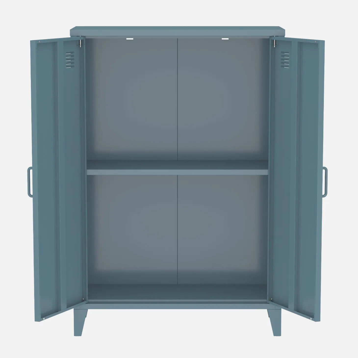 Armário industrial em metal de 2 portas