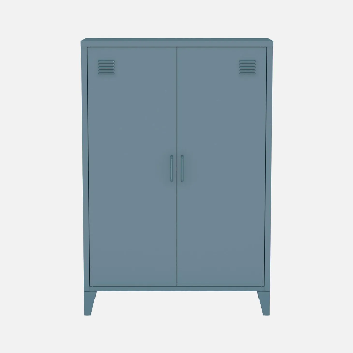 Armário industrial em metal de 2 portas