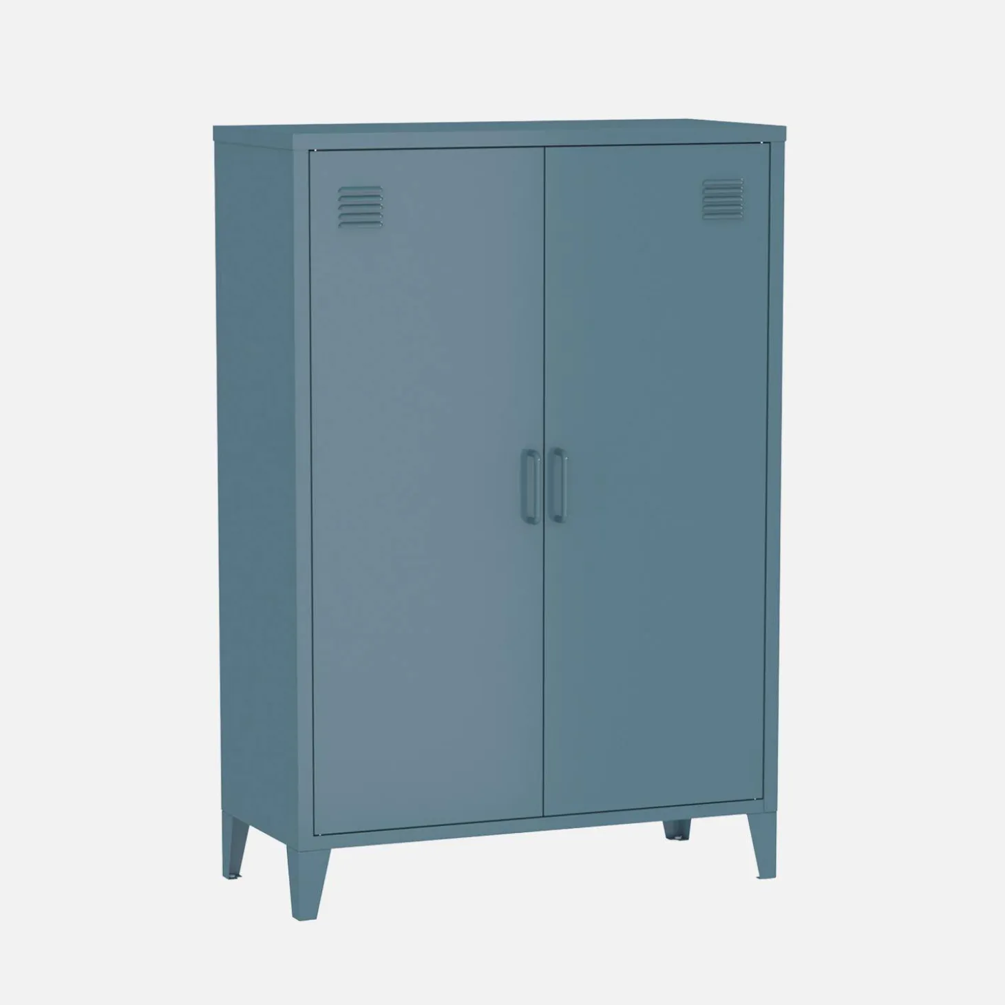 Armário industrial em metal de 2 portas