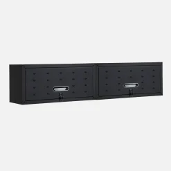 Armários altos de armazenamento para garagem, set de 2