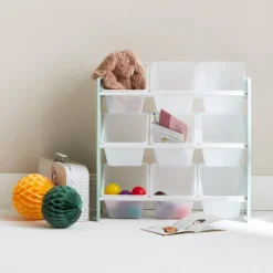 Arrumação de brinquedos, 18 compartimentos, set de 2