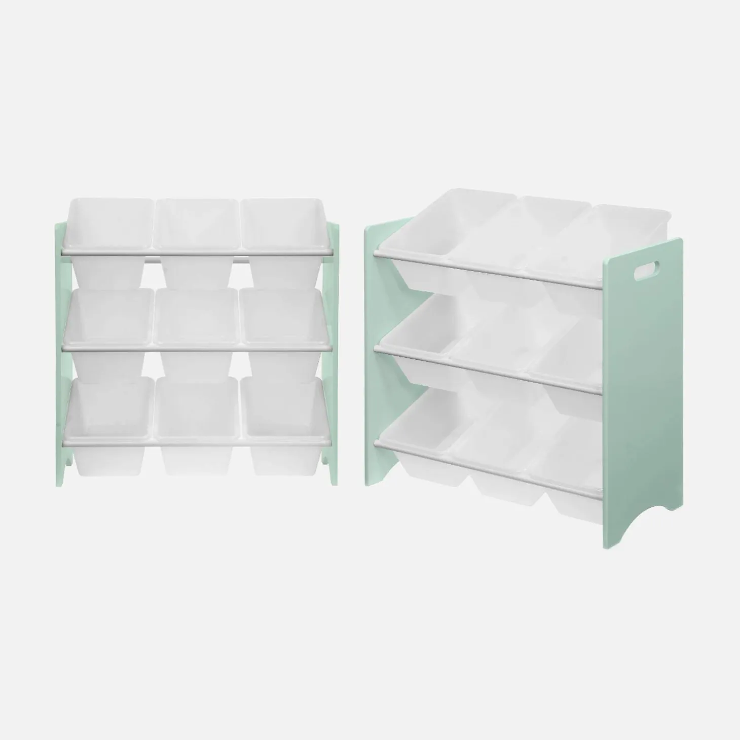 Arrumação de brinquedos, 18 compartimentos, set de 2