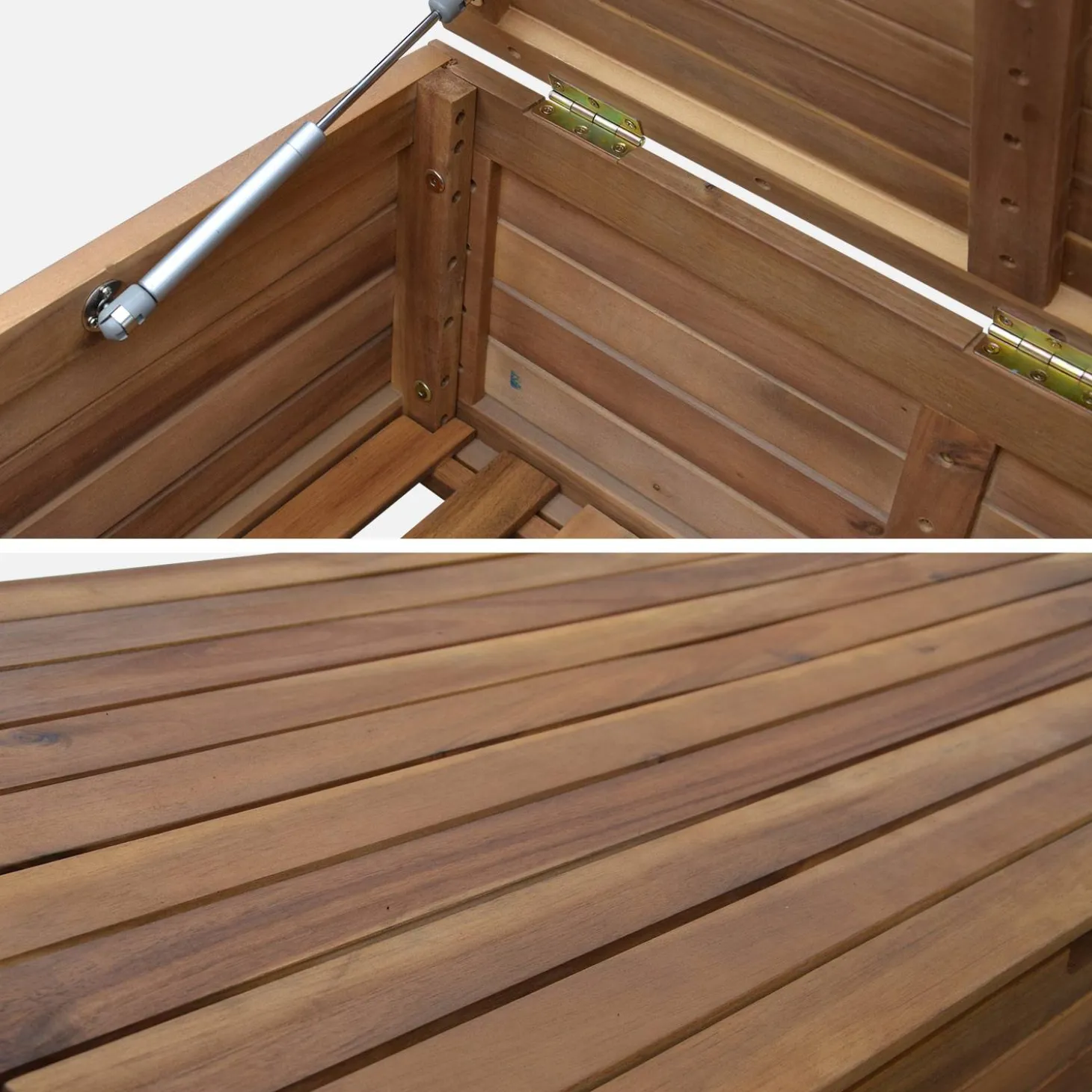 Baú de madeira para jardim 110L