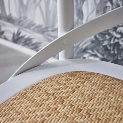 Banco alto de cozinha estilo bistrô em madeira, 65cm