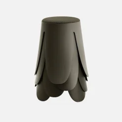 Banco empilhável em tecido bouclé, set de 4
