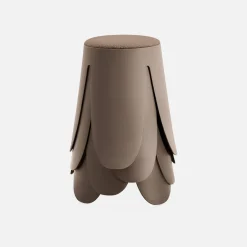 Banco empilhável em tecido bouclé, set de 4