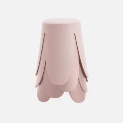 Banco empilhável em tecido bouclé, set de 4