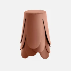 Banco empilhável em tecido bouclé, set de 4