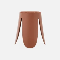 Banco empilhável em tecido bouclé, set de 4