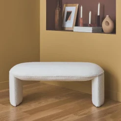 Banco encaracolado ou cabeceira de cama