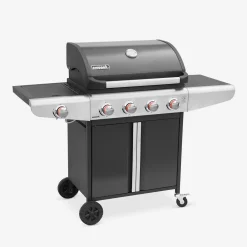 Barbecue a gás de 5 queimadores com 1 fogo lateral