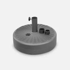 Base de plástico redonda para guarda-sol de mastro central