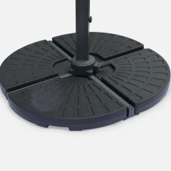 Base para guarda-sol, set de 4 placas