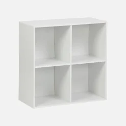 Biblioteca, módulo de armazenamento de 4 compartimentos