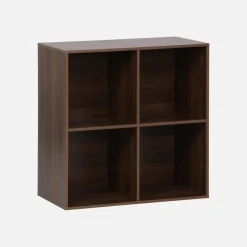 Biblioteca, módulo de armazenamento de 4 compartimentos