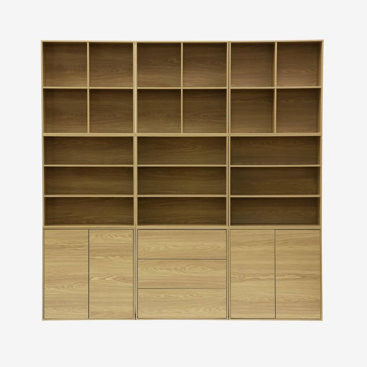 Biblioteca, módulo de armazenamento de 4 compartimentos