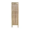 Biombo de bambu dobrável