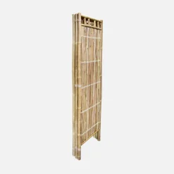 Biombo de bambu dobrável