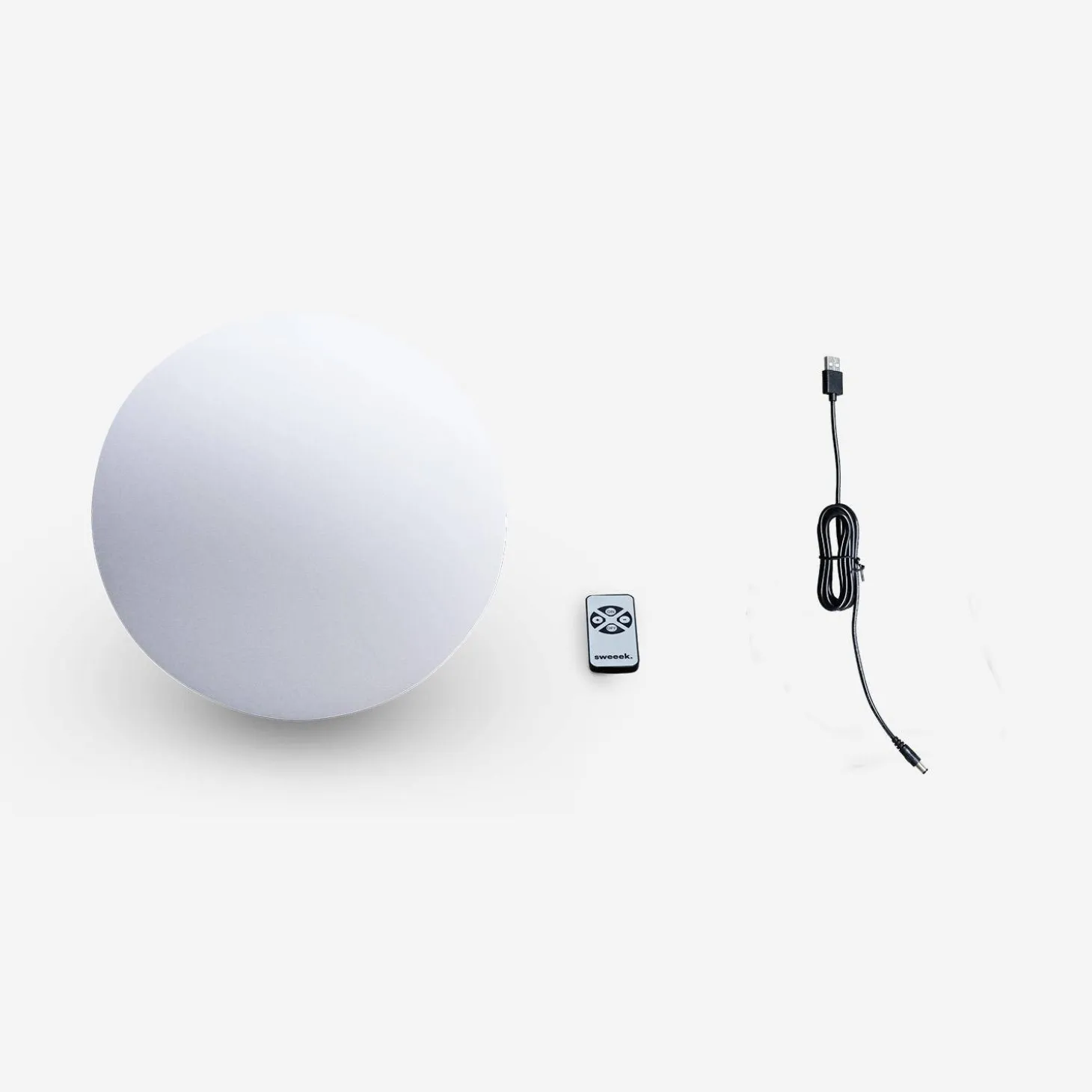Bola de luz LED com bateria para interior/exterior