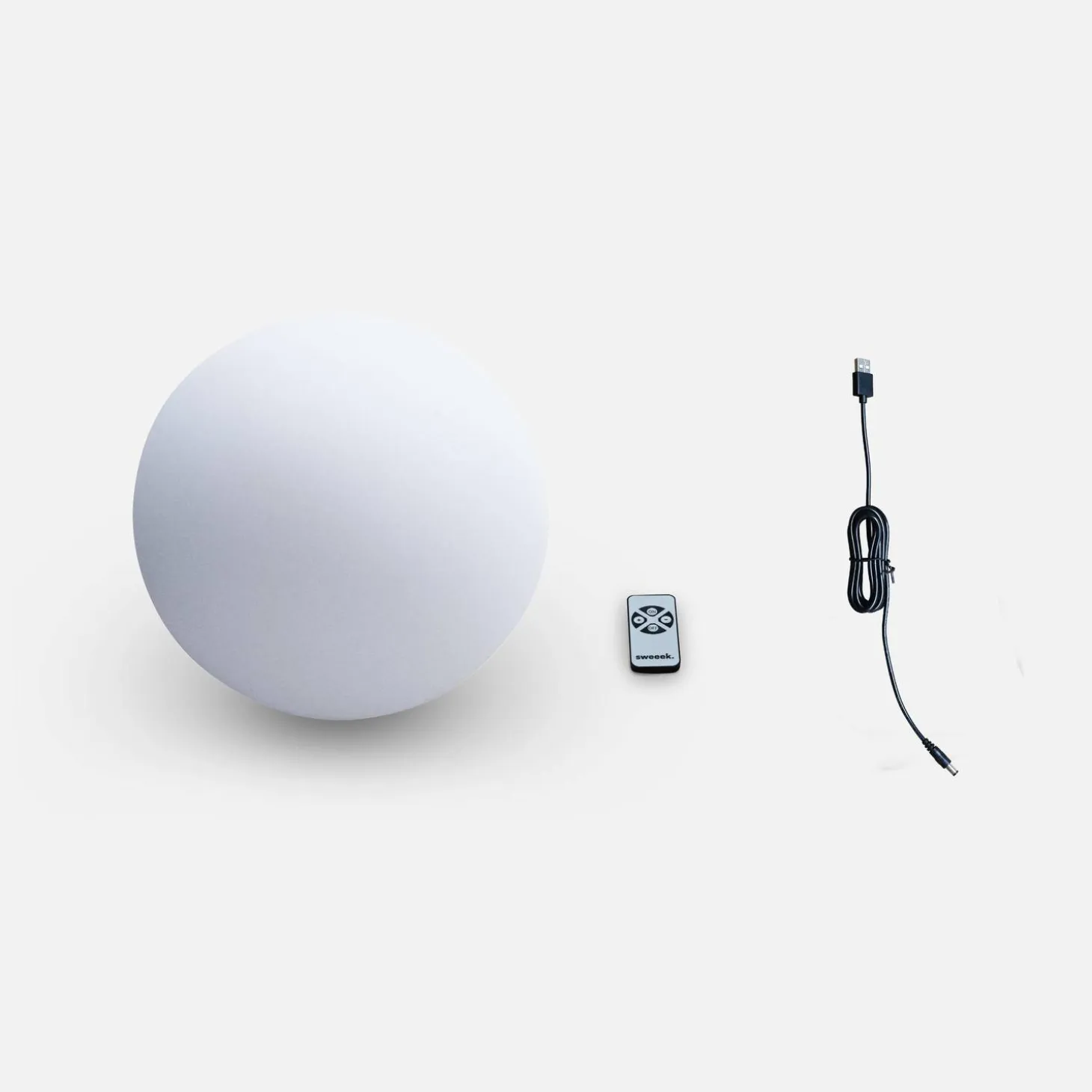 Bola de luz LED com bateria para interior/exterior