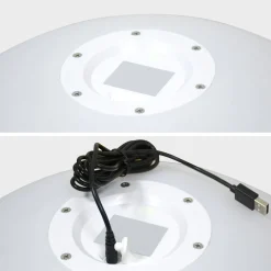 Bola luminosa LED sem fios para interior/exterior, 16 cores