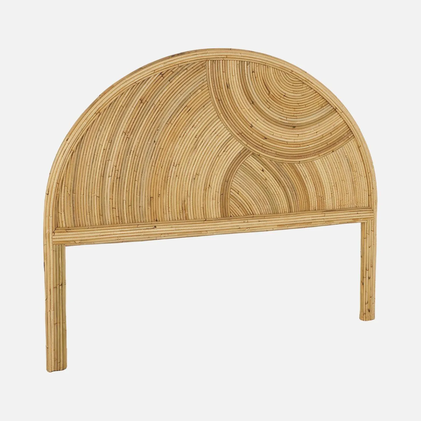 Cabeceira para cama de vime natural