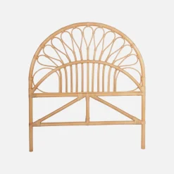 Cabeceira para cama de vime natural