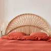 Cabeceira para cama de vime natural