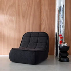 Cadeira confortável em boucle texturizado, 1 lugar