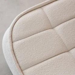 Cadeira confortável em boucle texturizado, 1 lugar