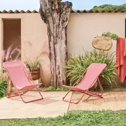 Cadeira de jardim dobrável, set de 2