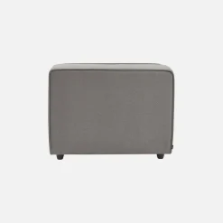 Cadeirão com assento em tecido hidrófugo, módulo para sofá modular
