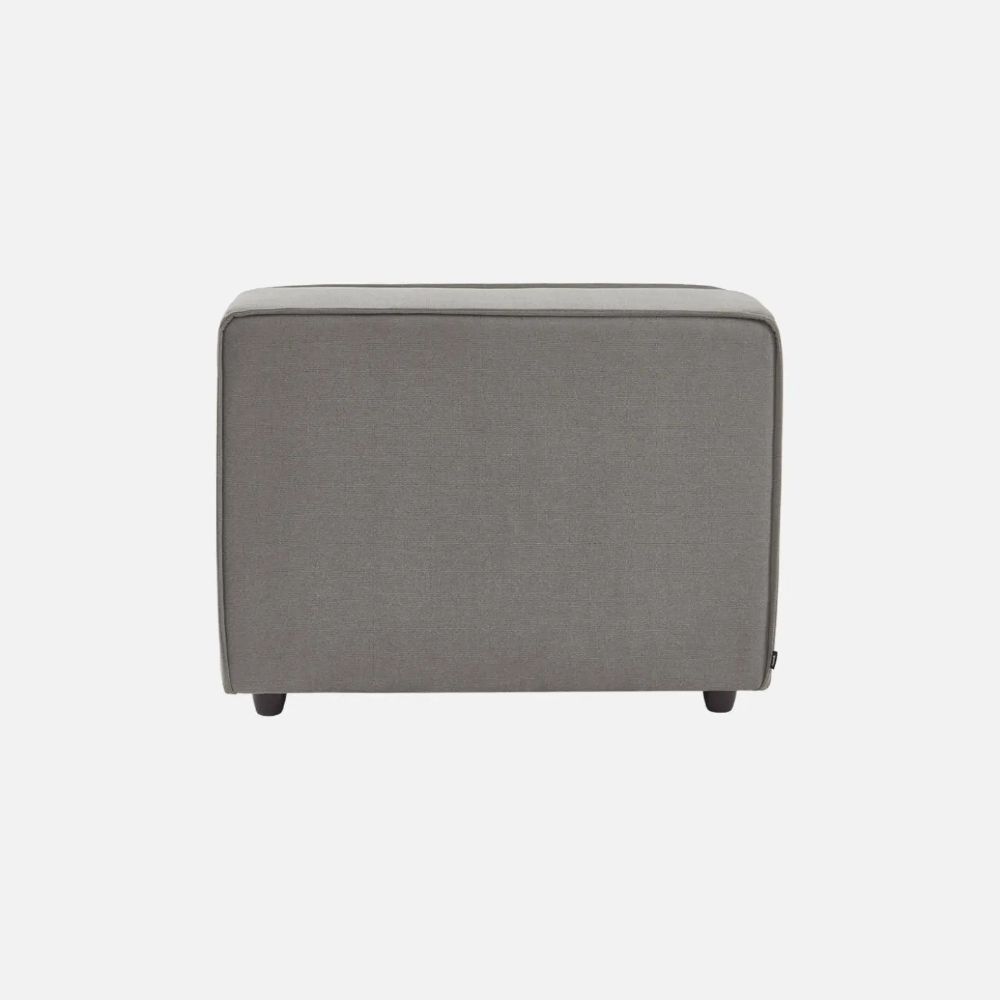 Cadeirão com assento em tecido hidrófugo, módulo para sofá modular
